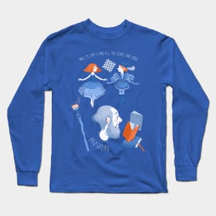 Shakespearean pattern -the Tempest Long Sleeve T-Shirt